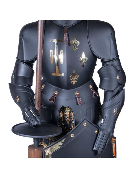Armure de tournoi noire