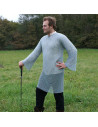 Cotte de mailles en acier, manches longues