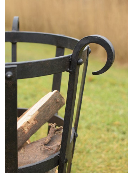 panier pour faire du feu