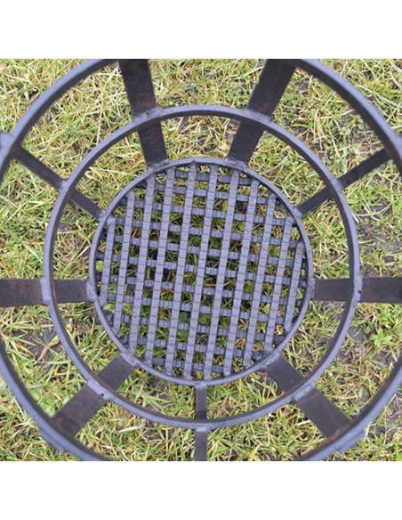 panier pour faire du feu