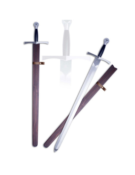 Épée médiévale fonctionnelle avec fourreau