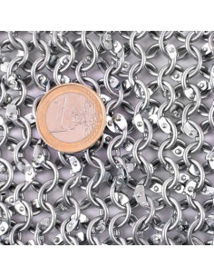 Sachet d'anneaux de cotte de mailles galvanisés, 9 mm. 2