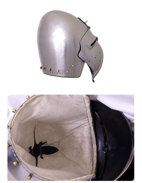 Bacinet allemand avec visionneuse, s. quatorzième