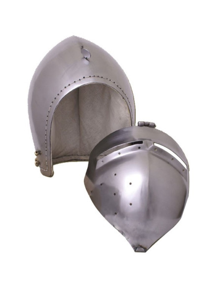 Bacinet allemand avec visionneuse, s. quatorzième