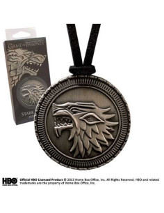 Pendentif Bouclier Stark, Game of Thrones