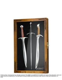 Set 3 ouvre-lettres et coffre, Hobbit