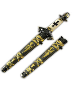 dague médiévale avec fourreau