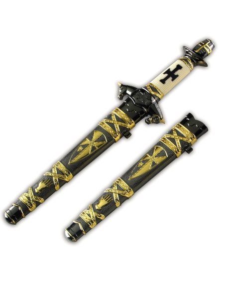 dague médiévale avec fourreau