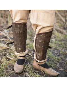 jambières brunes guerrières