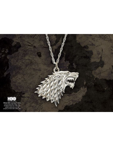 Pendentif Maison Stark, Game of Thrones