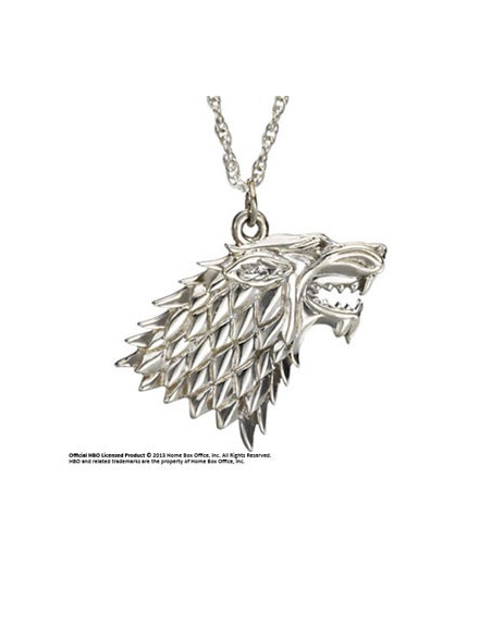 Pendentif Maison Stark, Game of Thrones