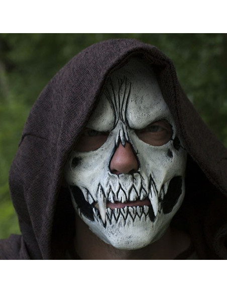 masque de crâne blanc