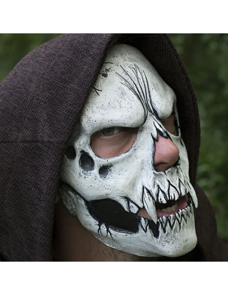 masque de crâne blanc