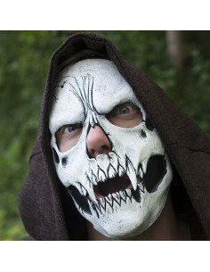 masque de crâne blanc