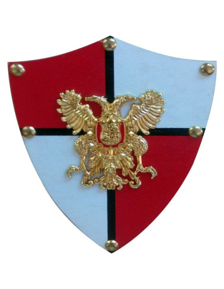 Mini-bouclier Aigle à deux têtes (11x14,5 cms.)