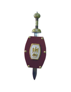 Mini-bouclier romain (11x14,5 cm.)