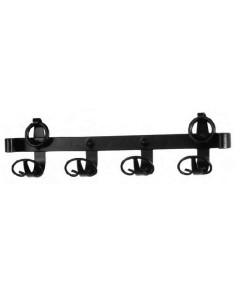 Cintre médiéval en fer forgé avec 4 crochets