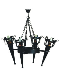 Lampe de forge à bras torches médiévales