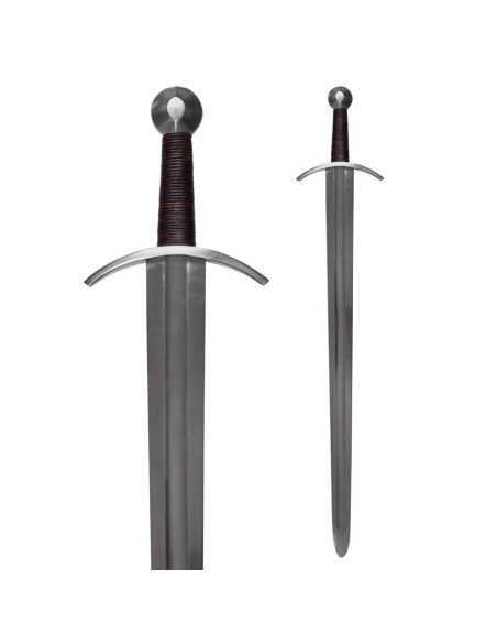 Épée médiévale pour les pratiques avec fourreau