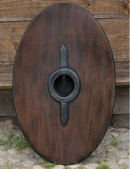 Scutum romain ovale en mousse