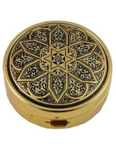 Pilulier rond Damascène
