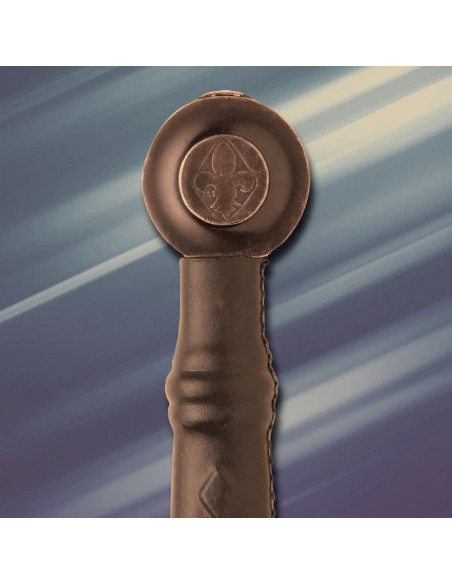 Main d'Azincourt et demi-épée de combat, tranchante