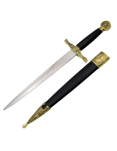 Dague médiévale avec fourreau