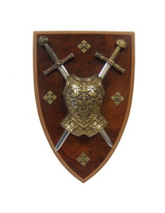 Cuirasse panoplie avec épées 2