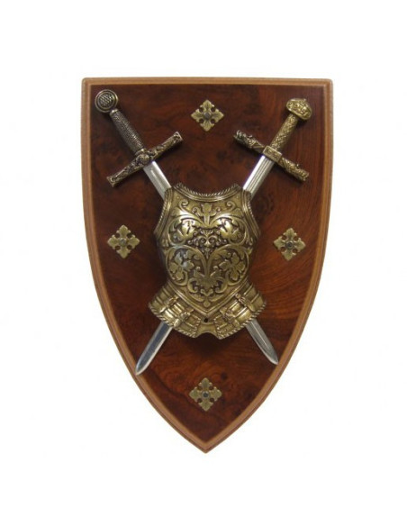 Cuirasse panoplie avec épées