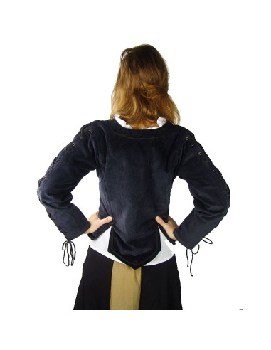 Veste en velours avec cordons