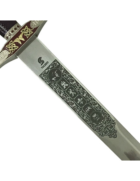 Épée Excalibur en laiton, Cadet (75 cms.)