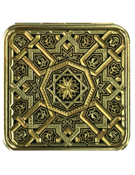 Pastillero Damasquinado redondo