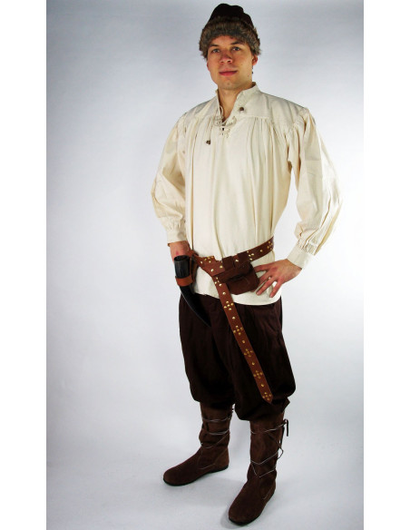 Chapeau viking cuir Ulf