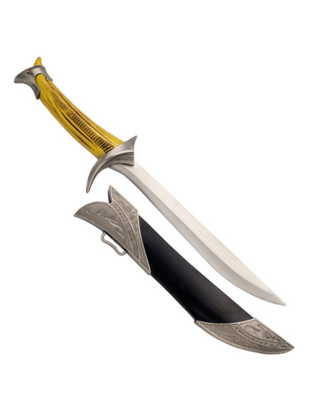 Daga fantástica con vaina. 28,5 cms.