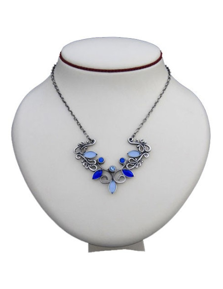 Pendentif avec perles de cristal