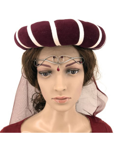 Diadème avec perles de cristal 2