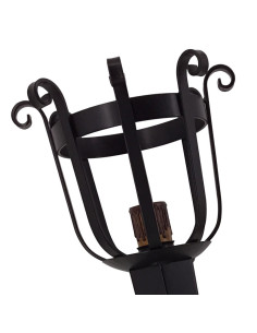 Forge torche appliquer 1 lumière, 114x26 cms. 2