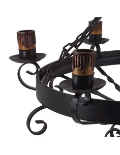 Chaînes de forge de lampe, 6 ampoules 2