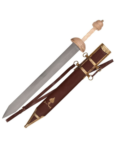Gladius Pompéi avec fourreau et ceinture