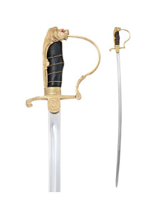 Sabre Officiel Allemand Tête de Lion 2