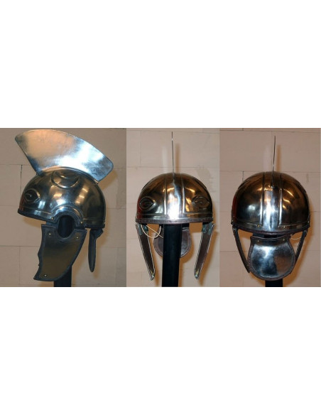 Casque de centurion romain intercisé (IIIe-IVe siècle après JC)