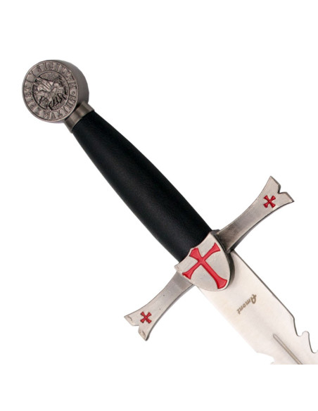 Flaming poignard Templar, l'or