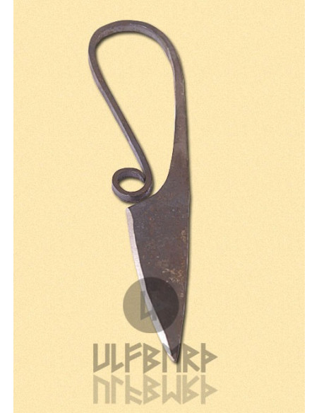 Couteau médiéval forgé à la main