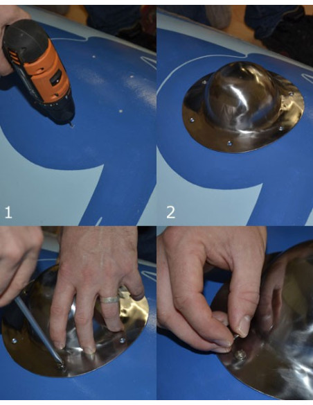 Cerf-volant bouclier normand