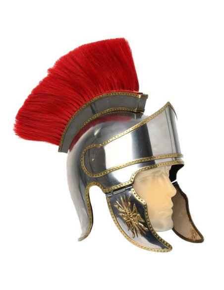Casque romain avec panache