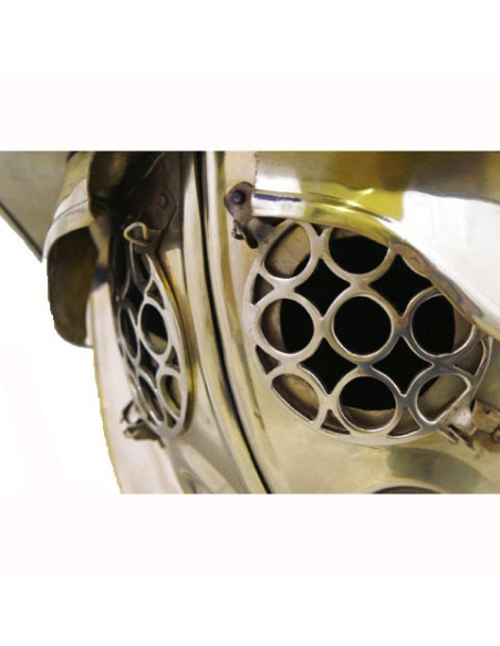 Casque Thrace Pompéi en laiton