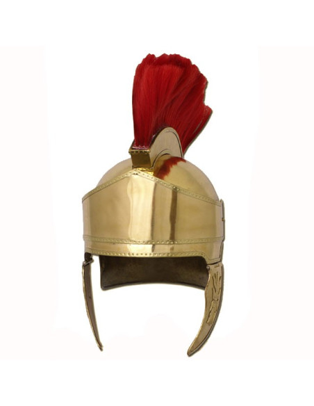 Casque grec avec panache