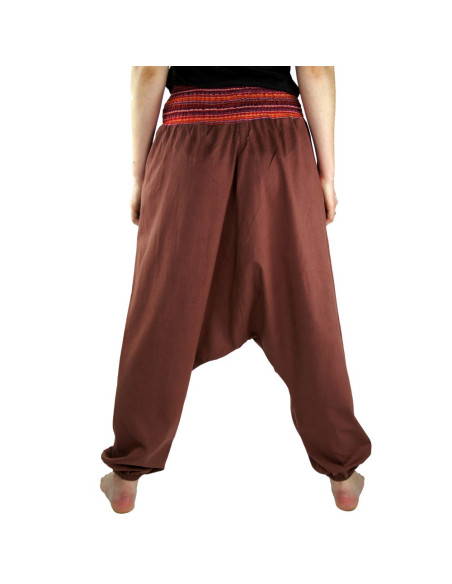Pantalon large Jessie, rouge marsala