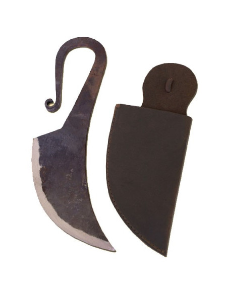 Couteau médiéval forgé à la main