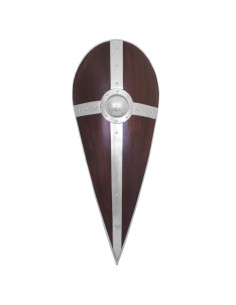 Bouclier normand avec croix